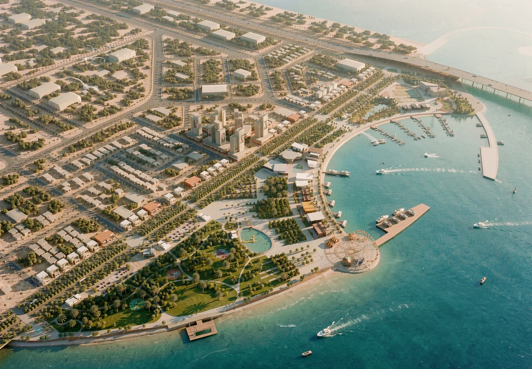 Al Hamra Waterfront, a master plan by VADO in Dammam